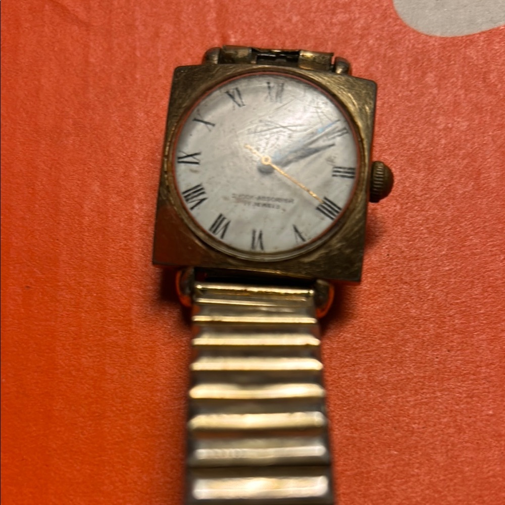 Forte Silver Smartwatch with Square Face and Expandable Band